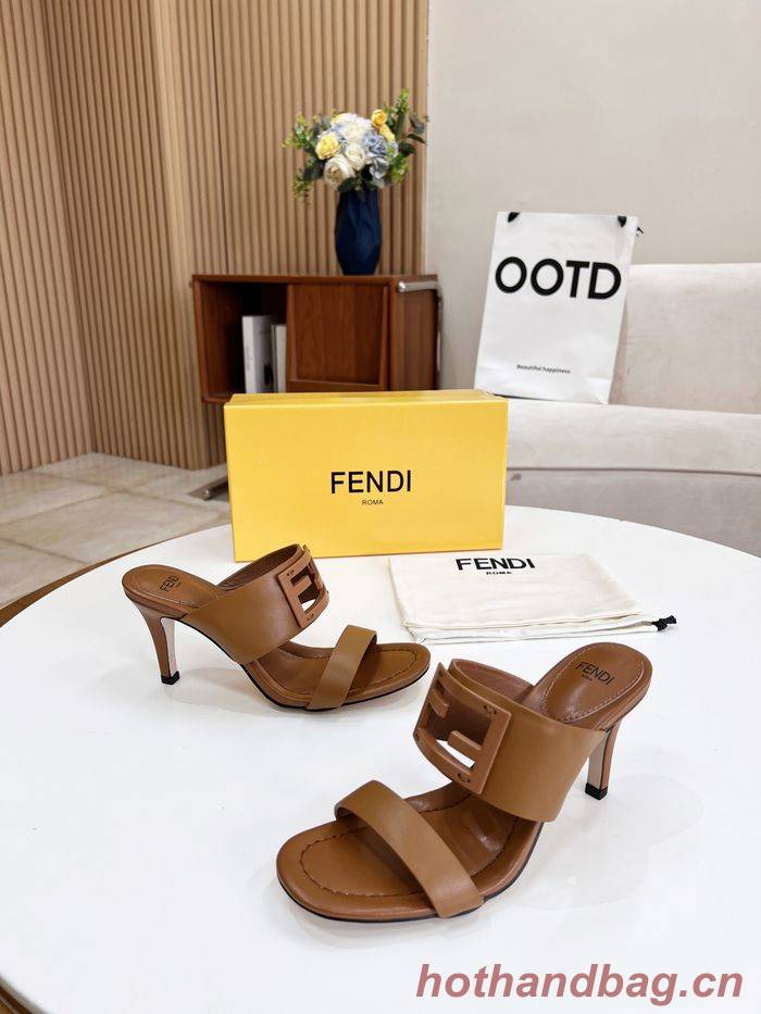 FENDI Shoes FDS00055 Heel 8CM