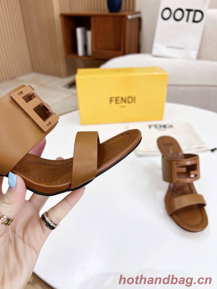 FENDI Shoes FDS00055 Heel 8CM