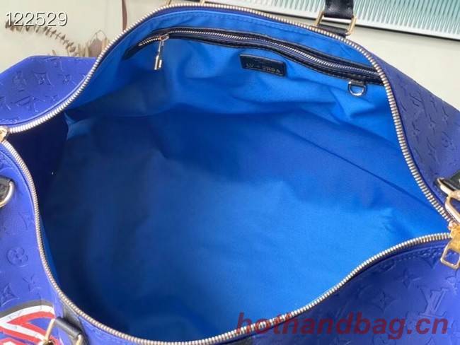 Louis Vuitton KEEPALL BANDOULIERE 55 M21105 blue