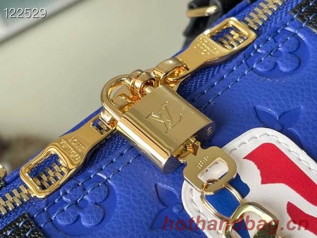 Louis Vuitton KEEPALL BANDOULIERE 55 M21105 blue