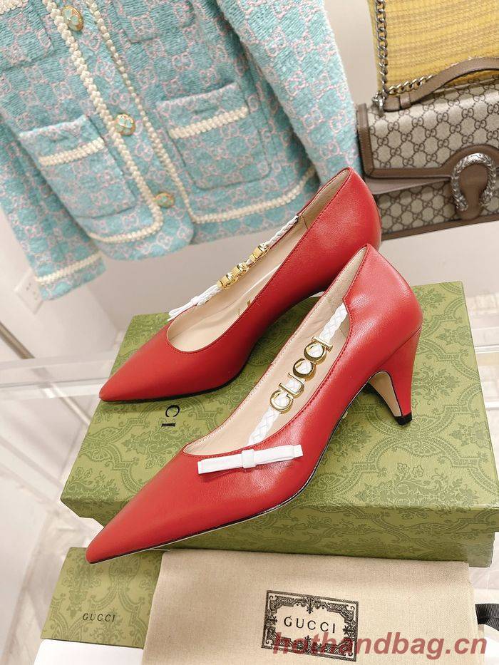 Gucci Shoes GUS00073 Heel 5CM