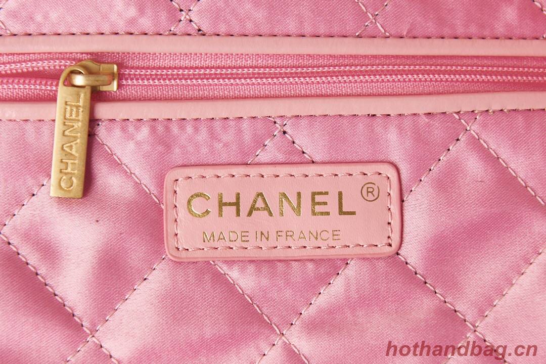 CHANEL 22 SMALL HANDBAG AS3260 pink