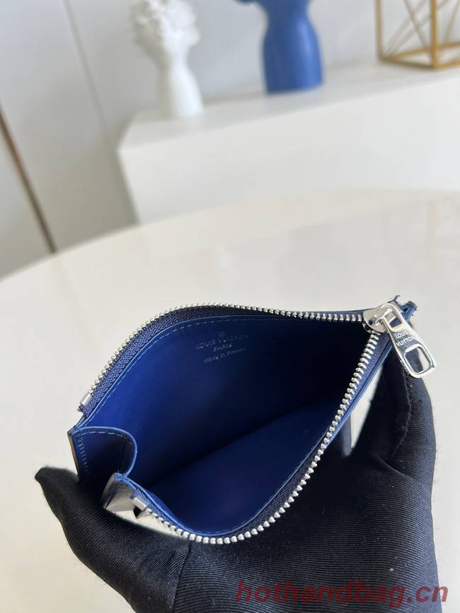 Louis Vuitton COIN CARD HOLDER M81432 blue