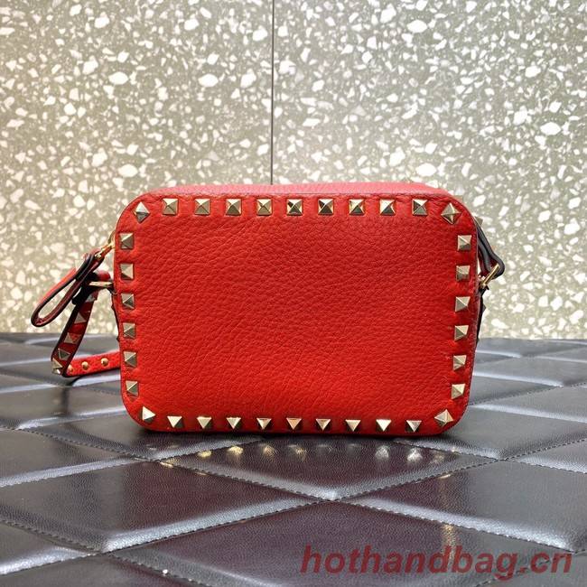 VALENTINO GARAVANI Calf leather bag 7719 red