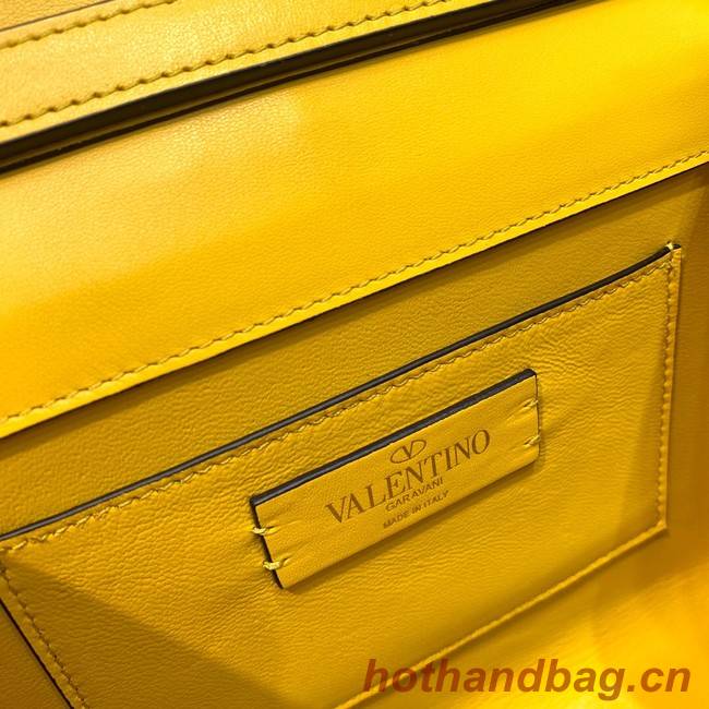 VALENTINO GARAVANI VSLING Shiny diamond Mini totebag XW2B0G9 yellow