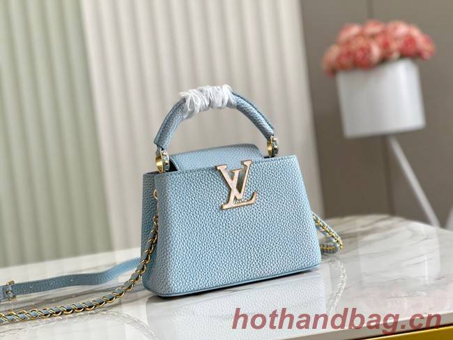 Louis Vuitton CAPUCINES MINI M81190 light blue