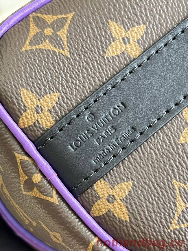 Louis Vuitton Monogram Canvas KEEPALL BANDOULIERE 25 M20900 purple