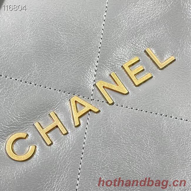 CHANEL 22 SMALL HANDBAG AS3260 gray