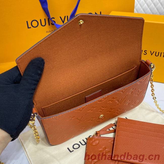 Louis Vuitton FELICIE POCHETTE M64064 Caramel