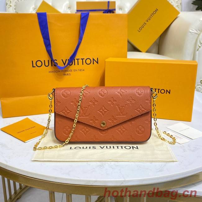 Louis Vuitton FELICIE POCHETTE M64064 Caramel