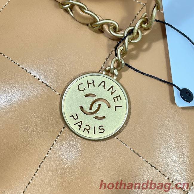 CHANEL 22 HANDBAG AS3262 apricot