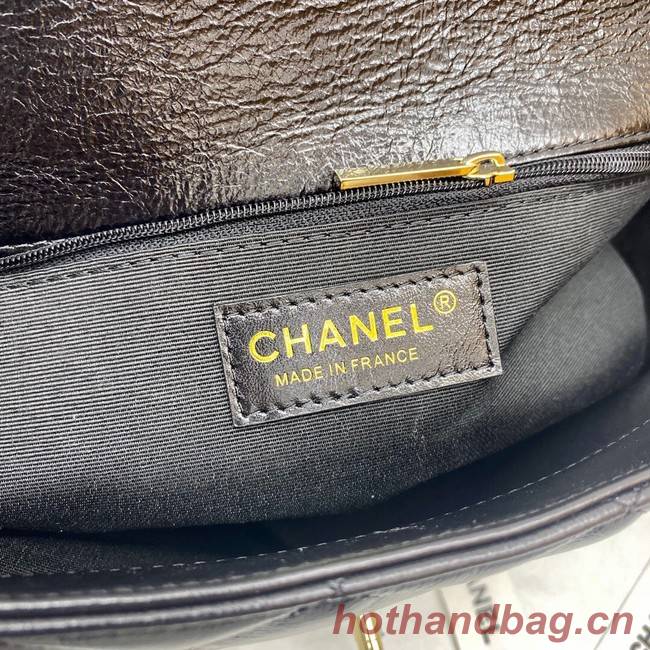 Chanel Classic Flap Bag Original Sheepskin Leather 3366 black&Gold-Tone Metal