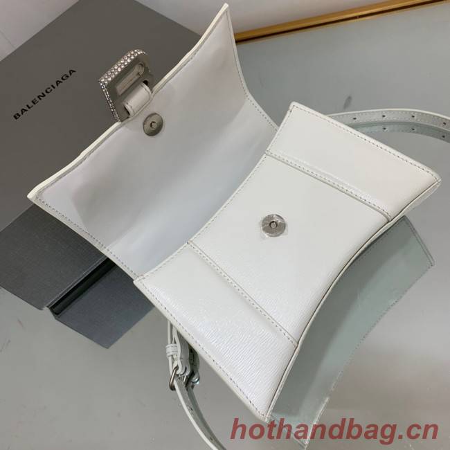 Balenciaga HOURGLASS SMALL TOP HANDLE BAG 59353 WHITE