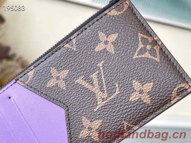 Louis Vuitton COIN CARD HOLDER M81627 purple