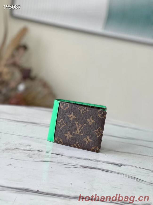 Louis Vuitton MULTIPLE WALLET M81357 green