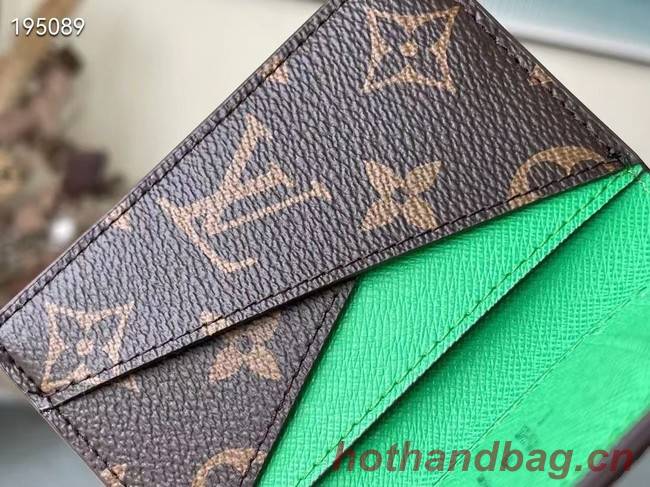 Louis Vuitton POCKET ORGANIZER M81535 green