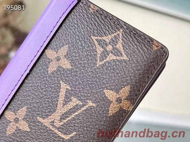 Louis Vuitton POCKET ORGANIZER M81535 purple