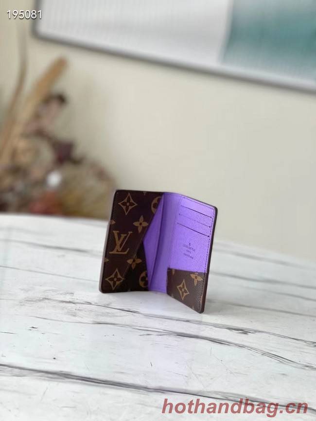 Louis Vuitton POCKET ORGANIZER M81535 purple