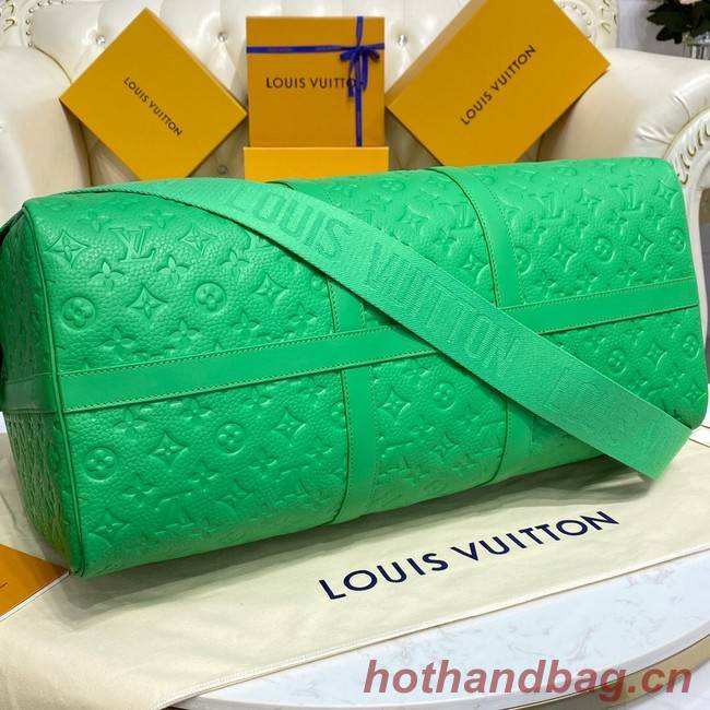 Louis Vuitton KEEPALL BANDOULIERE 50 M20963 green