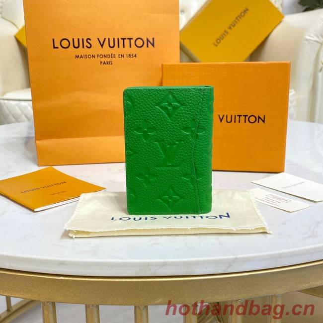 Louis Vuitton POCKET ORGANIZER M81540 green