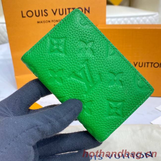 Louis Vuitton POCKET ORGANIZER M81540 green