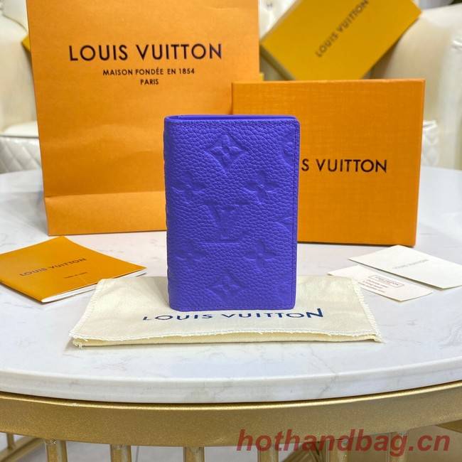 Louis Vuitton POCKET ORGANIZER M81541 Purple