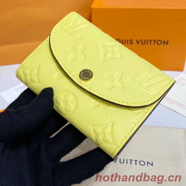 Louis Vuitton ROSALIE COIN PURSE M81520 yellow