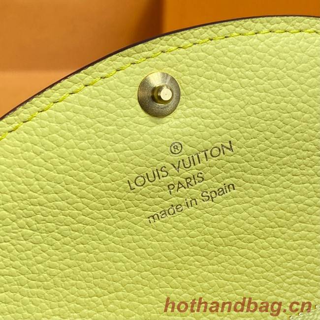 Louis Vuitton ROSALIE COIN PURSE M81520 yellow