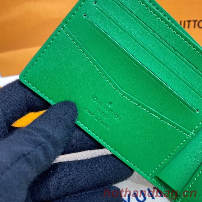 Louis Vuitton SLENDER WALLET M81547 green