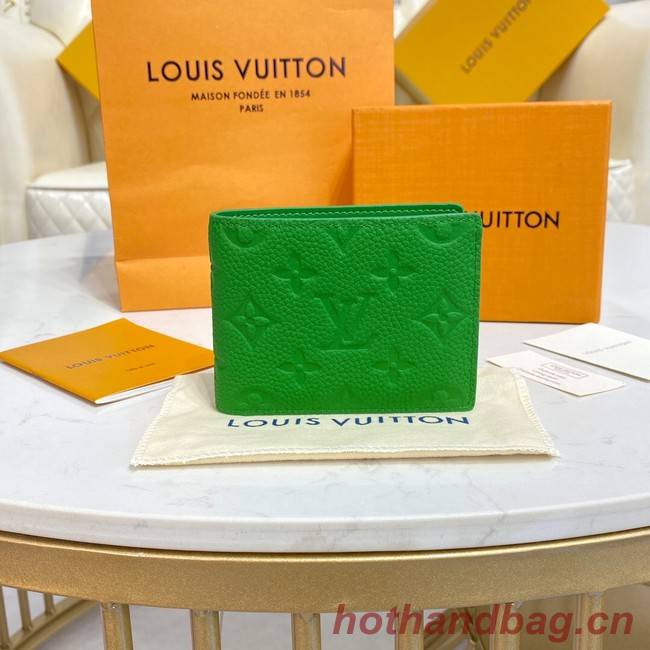 Louis Vuitton SLENDER WALLET M81547 green