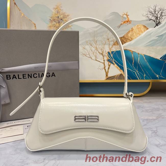 Balenciaga HOURGLASS SMALL TOP HANDLE BAG 6008 white