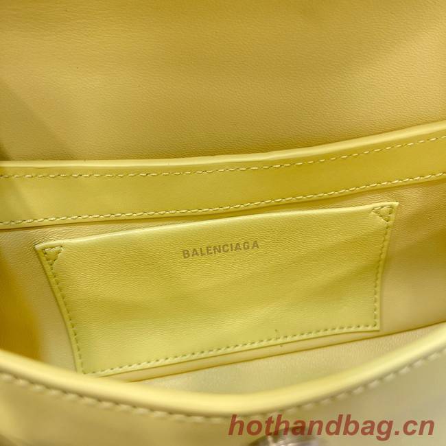 Balenciaga HOURGLASS SMALL TOP HANDLE BAG 6008 yellow