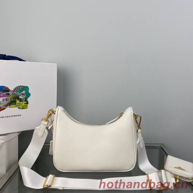 Prada Re-Edition 2005 Saffiano shoulder bag 1BH204 white