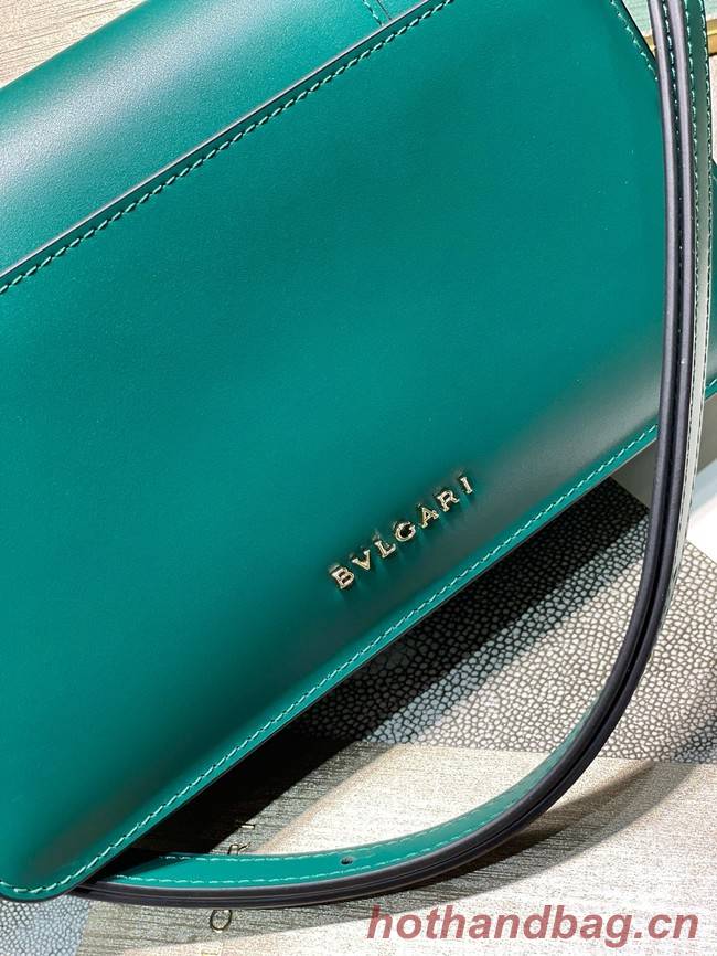 Bvlgari Serpenti Forever leather small crossbody bag 292104 green