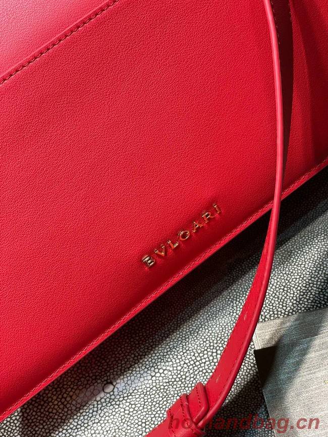 Bvlgari Serpenti Forever leather small crossbody bag 292833 red