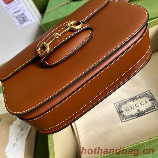 Gucci Horsebit 1955 small bag 602207 caramel