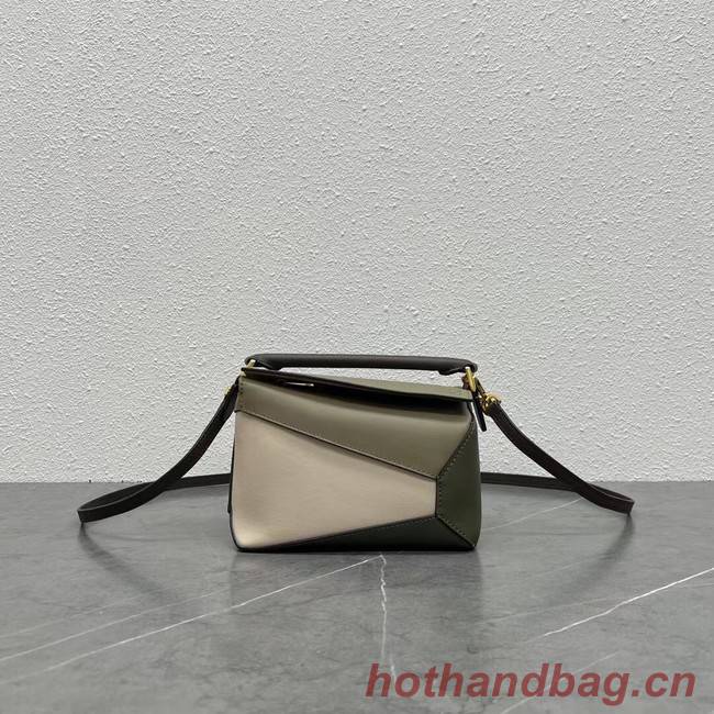 Loewe mini Puzzle Bag Original Leather A6124 gray