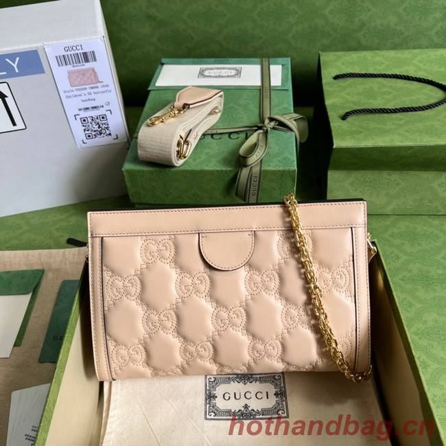 Gucci GG Matelasse leather shoulder bag 702200 Beige