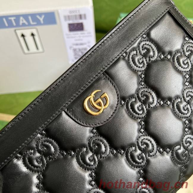 Gucci GG Matelasse leather shoulder bag 702200 black