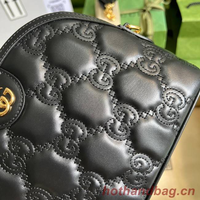 Gucci GG Matelasse leather shoulder bag 702229 black