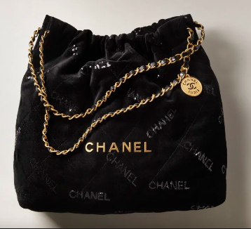 CHANEL 22 HANDBAG AS3261 Black