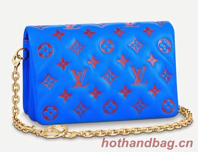 Louis Vuitton POCHETTE COUSSIN M80742 blue