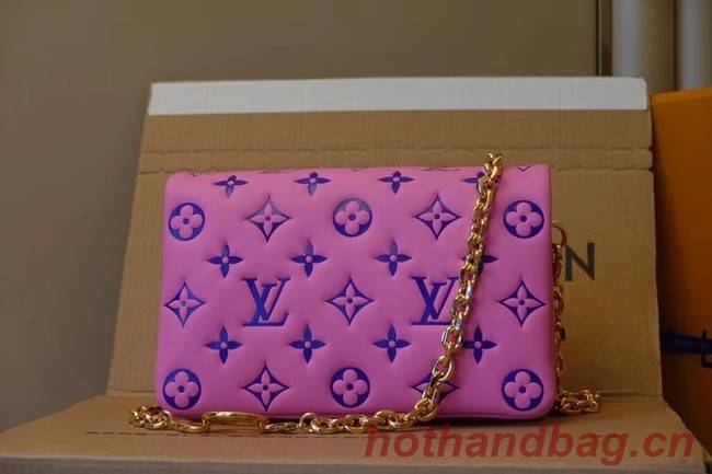 Louis Vuitton POCHETTE COUSSIN M80742 rose