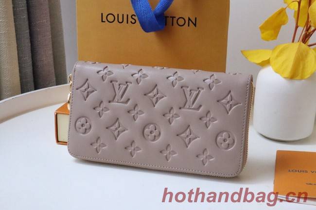 Louis Vuitton ZIPPY WALLET M81510 gray