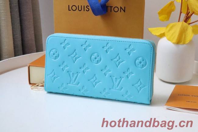 Louis Vuitton ZIPPY WALLET M81510 sky blue