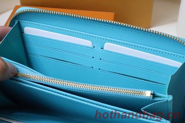 Louis Vuitton ZIPPY WALLET M81510 sky blue