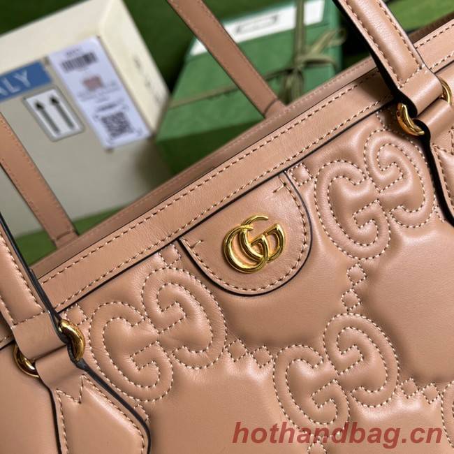 Gucci GG Matelasse leather medium tote 631685 Beige