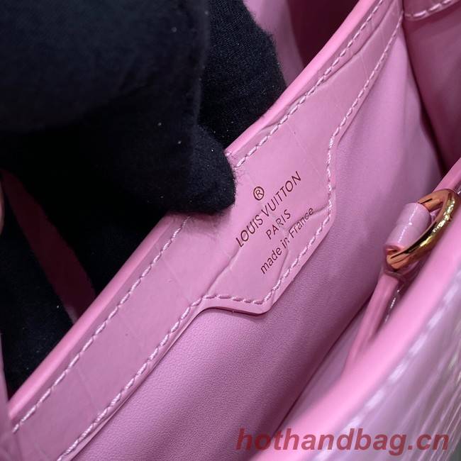 Louis Vuitton crocodile skin CAPUCINES BB M81190 pink