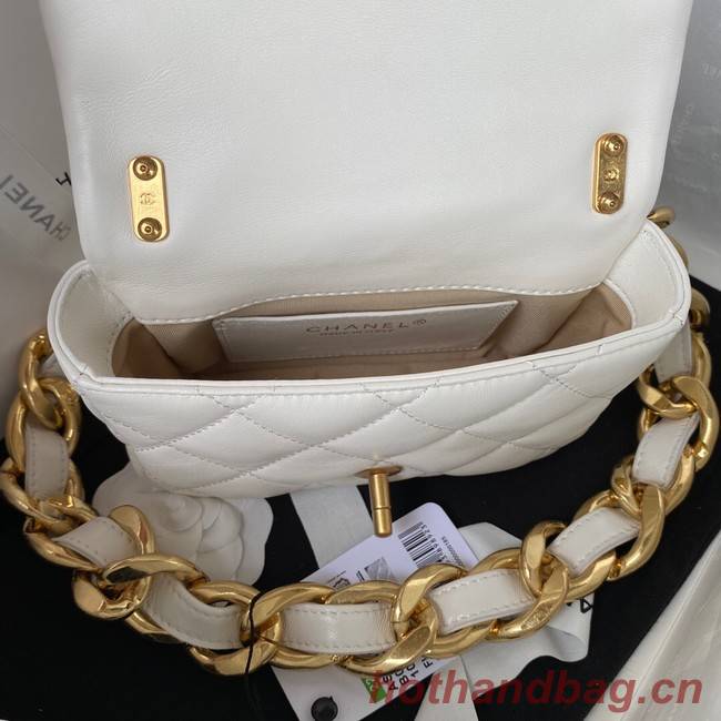 CHANEL MINI FLAP BAG AS3213 white