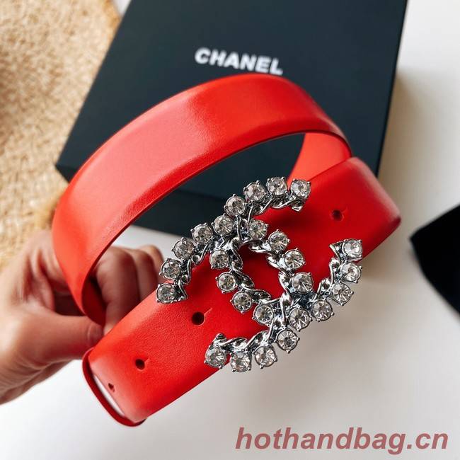 Chanel 30MM Leather Belt CH2585